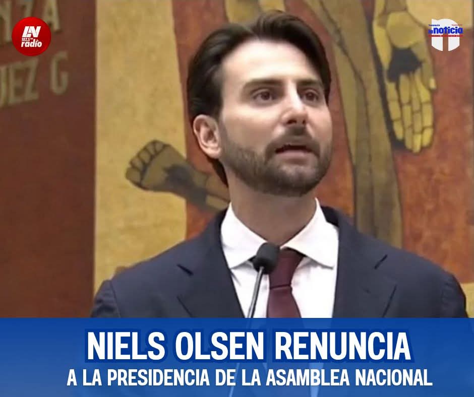 🏛️🇪🇨 Niels Olsen anunció su renuncia a la Presidencia de la Asamblea Nacional tras 13 meses al frente del Legislativo.  Con su salida, la primera vicepresidenta, Mishel Mancheno, asume la conducción de la Asamblea. Olsen, una de las principales figuras de ADN, ha sido mencionado por el oficialismo como posible precandidato a la Prefectura del Guayas para las próximas elecciones.  “Me voy libre”, expresó el ahora ex presidente del Parlamento al confirmar su decisión.  Su gestión estuvo marcada por reformas internas, debates legislativos clave y una estrecha coordinación con el gobierno del presidente Daniel Noboa.