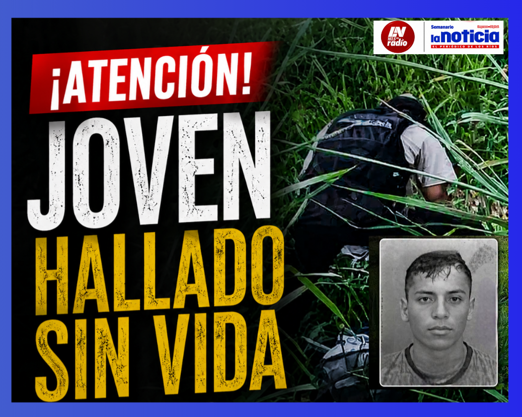IDENTIFICAN A JOVEN HALLADO SIN VIDA 💥💢  ✍️La víctima fue identificada como Jefferson José Aguirre Anchundia, de 28 años, quien fue encontrada sin vida la mañana de este martes 14 de julio en una zona de maleza, cerca del sector Candilejo, sobre la vía hacia la isla de Bejucal.  De acuerdo con información preliminar, el joven presentaba múltiples impactos de arma de fuego. Personal de la Policía Nacional acudió al lugar para realizar el levantamiento del cuerpo e iniciar las investigaciones correspondientes.  Jefferson era  oriundo del cantón Vinces y residía en el sector Isidro Peralta.   Las autoridades investigan este nuevo hecho violento para determinar las circunstancias y dar con los responsables.  🔵 🔵 🔵 La Noticia RadioFm  Semanario La Noticia  LA NOTICIA RADIO 107.5 FM